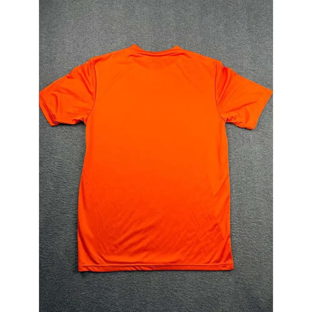 Champion Men's Medium Double Dry Performance T-Shirt Safety Orange Athletic Tee‎ - Picture 2 of 8